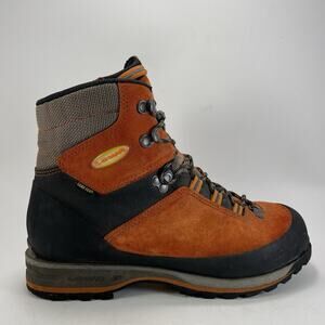 Lowa Cevedale Pro GTX Boots Mens Size 8/41 Orange Black Mountaineering Hiking